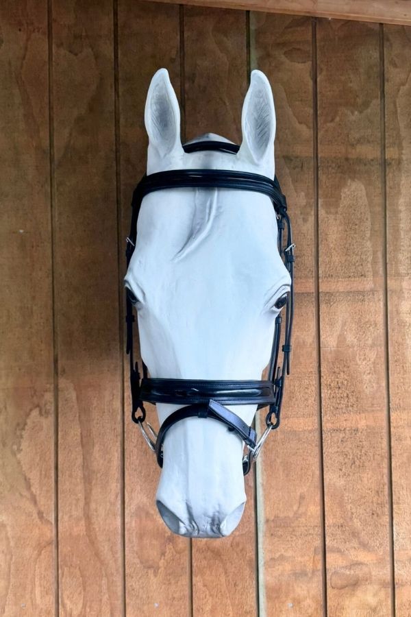 Jeffries Patent Leather Bridle – Black (Full)