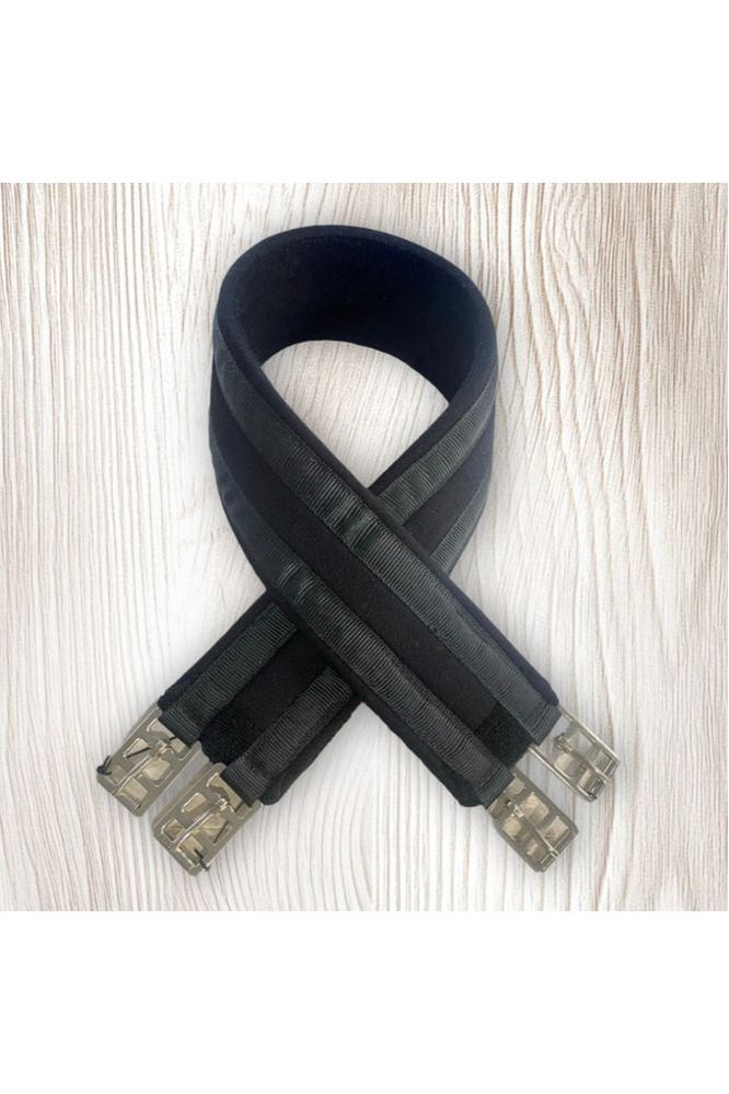 NZ Made Cotton Backed GP Girth - Silver Buckle