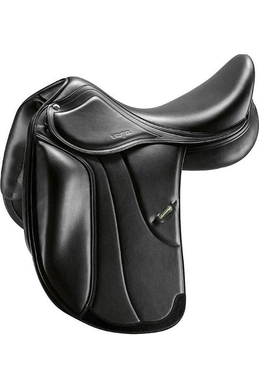 Amerigo Vega Dressage Single Flap 17.5" Black Medium Saddle 