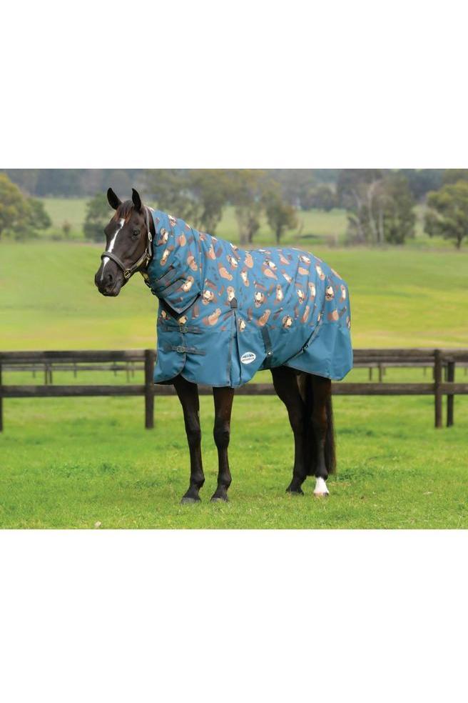 Weatherbeeta Comfitec Essential Combo Medium Beaver Print 220g - Canterbury Saddlery