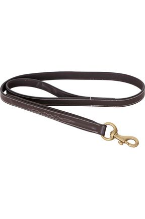 CAVALLINO RAISED STITCHED LEATHER DOG LEAD Dog Collars and Leads 