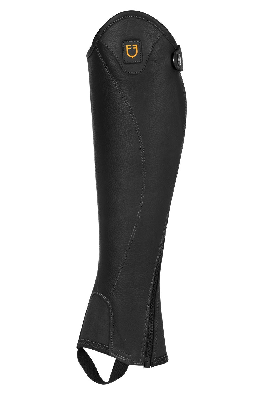 Equestro Unisex soft leather gaiters with side zip - Canterbury Saddlery