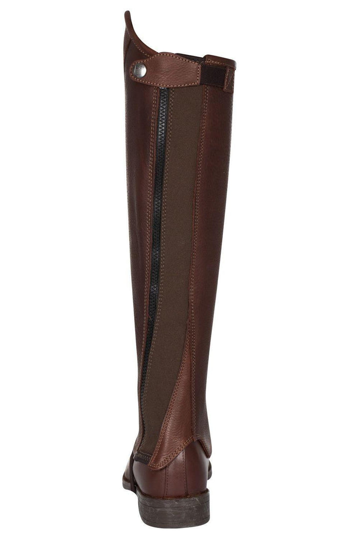 Equestro Unisex soft leather gaiters with side zip - Canterbury Saddlery