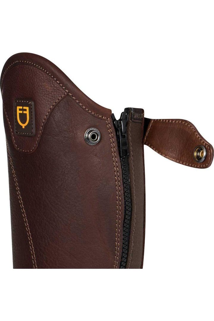 Equestro Unisex soft leather gaiters with side zip - Canterbury Saddlery