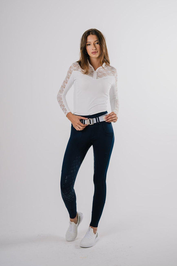 Étoile EQ Sculpt & Support Hybrid Breech - Navy - Canterbury Saddlery