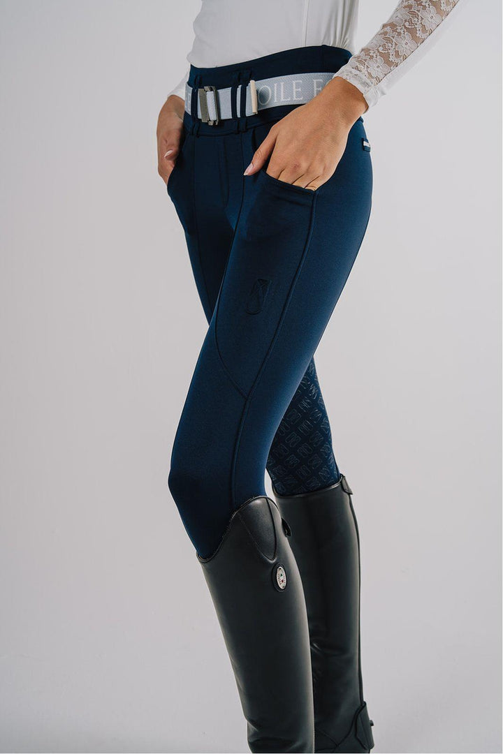 Étoile EQ Sculpt & Support Hybrid Breech - Navy - Canterbury Saddlery
