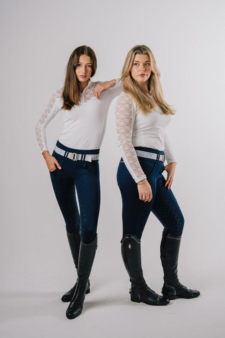 Étoile EQ Sculpt & Support Hybrid Breech - Navy - Canterbury Saddlery