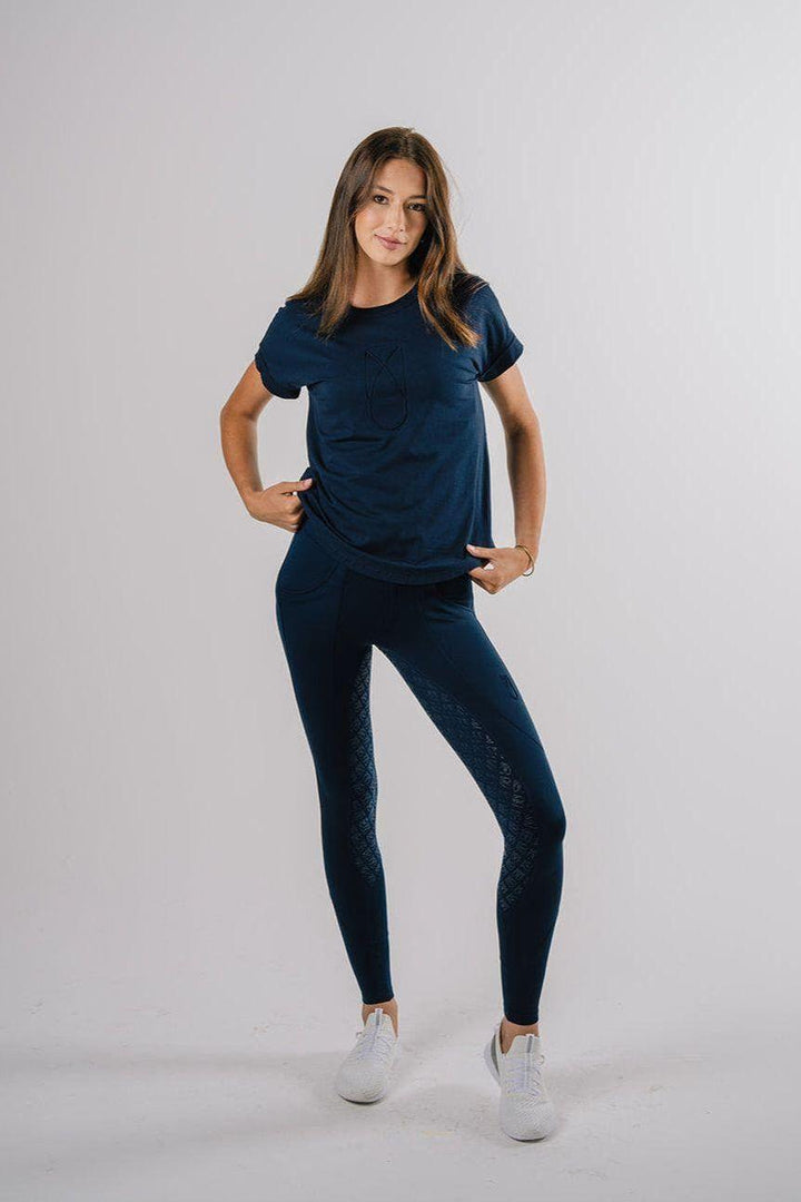 Étoile EQ Sculpt & Support Hybrid Breech - Navy - Canterbury Saddlery