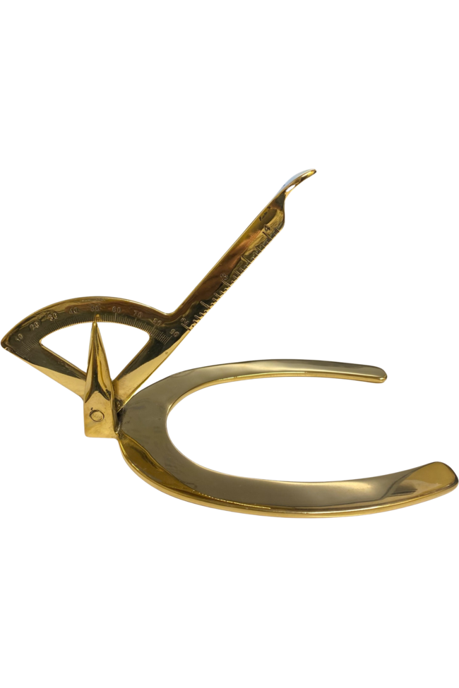 Étoile Precision Brass Plated Hoof Gauge - Canterbury Saddlery