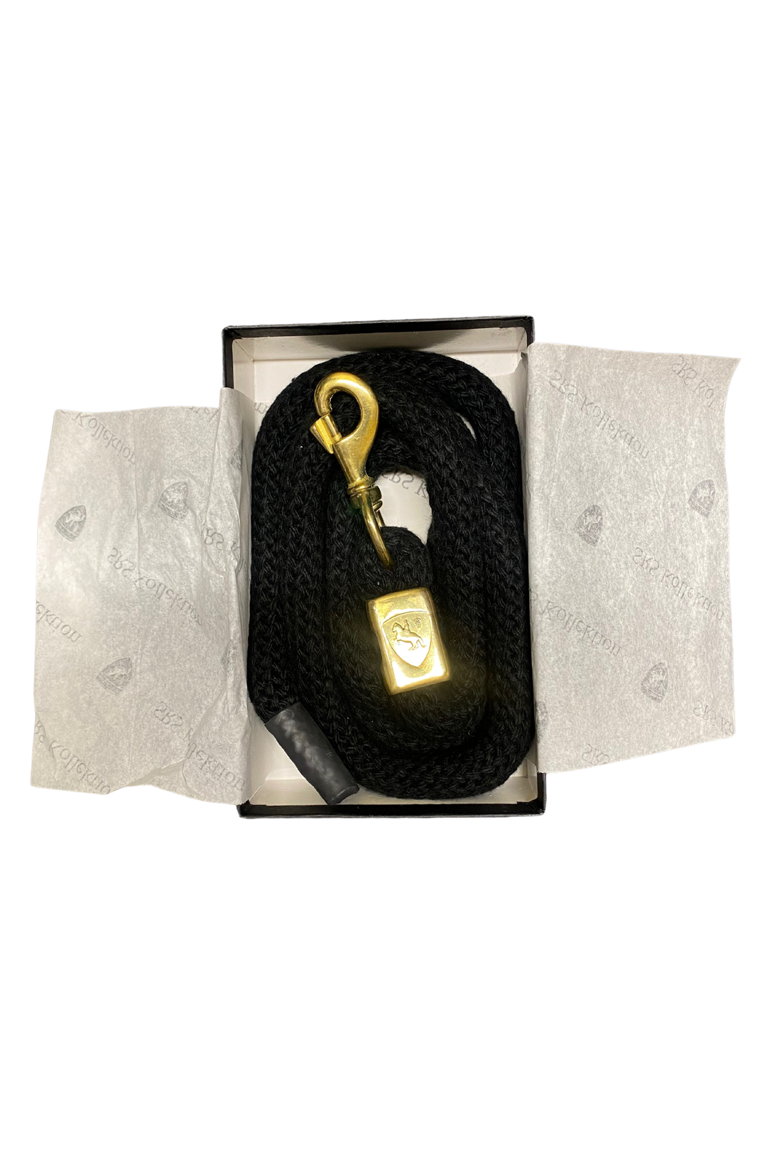 Spanish Riding School Cotton Lead Rope - Black