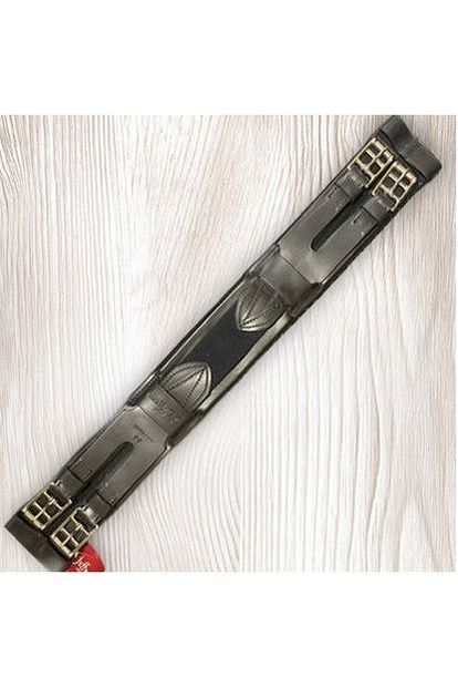 Jeffries Padded Leather Comfort Girth with Centre Elastic - Dressage