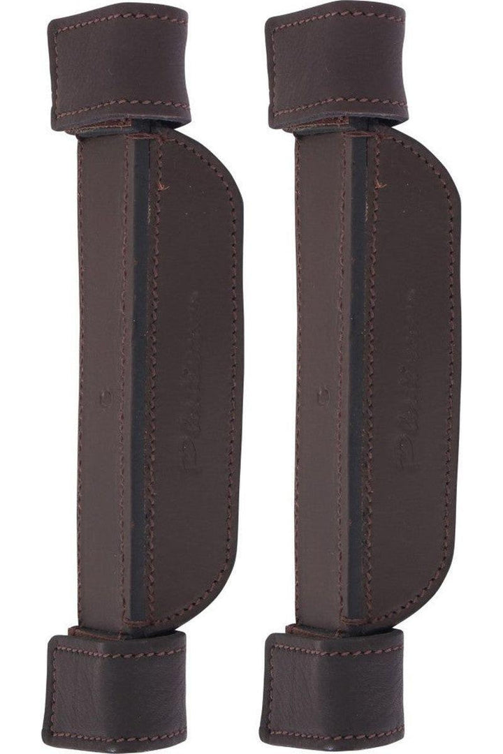 PLATINUM LEATHER BLINKERS - Canterbury Saddlery