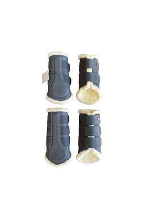 PSOS Premium Brushing Boots - Set of Four Horse Boots and Bandages 