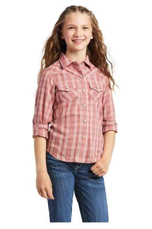 Ariat Girls Antique Rubia Long Sleeve Shirt - Canterbury Saddlery