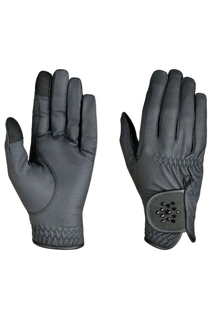 Dublin Everyday Touch Screen Compatible Bling Riding Gloves - Canterbury Saddlery
