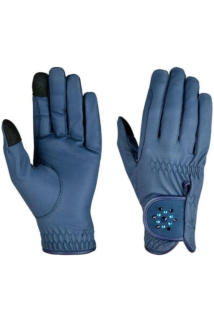 Dublin Everyday Touch Screen Compatible Bling Riding Gloves - Canterbury Saddlery