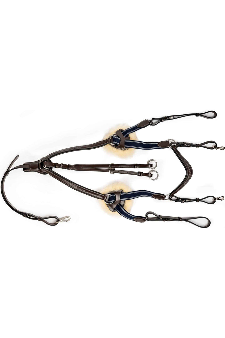 Étoile Five Point Breastplate with Fancy Stitch Detailing - Canterbury Saddlery