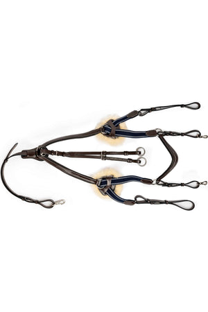 Étoile Five Point Breastplate with Fancy Stitch Detailing Breastplates & Martingales 