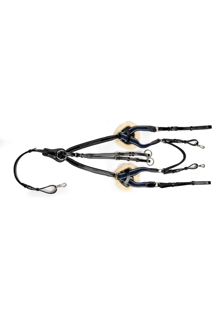 Étoile Five Point Breastplate with Fancy Stitch Detailing - Canterbury Saddlery