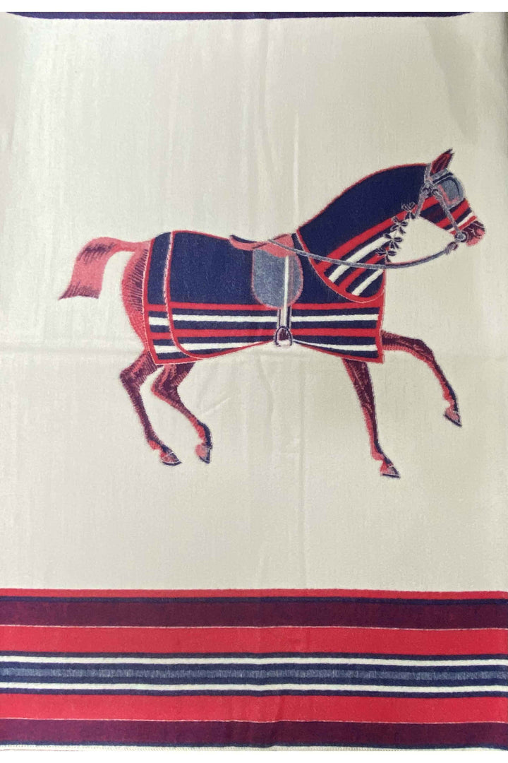 Horse print Shawl/Pashmina - Canterbury Saddlery