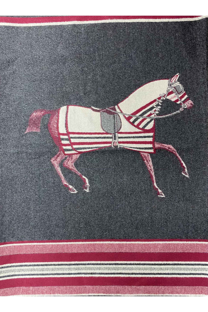 Horse print Shawl/Pashmina - Canterbury Saddlery