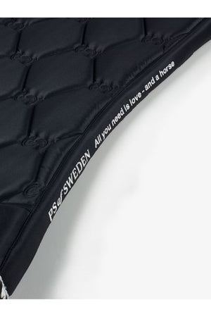 PS of Sweden 'Black' Signature Dressage Pad Saddle Blankets & Halfpads 