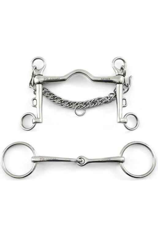 Premier Equine Port Mouth Weymouth Bit Set - Canterbury Saddlery