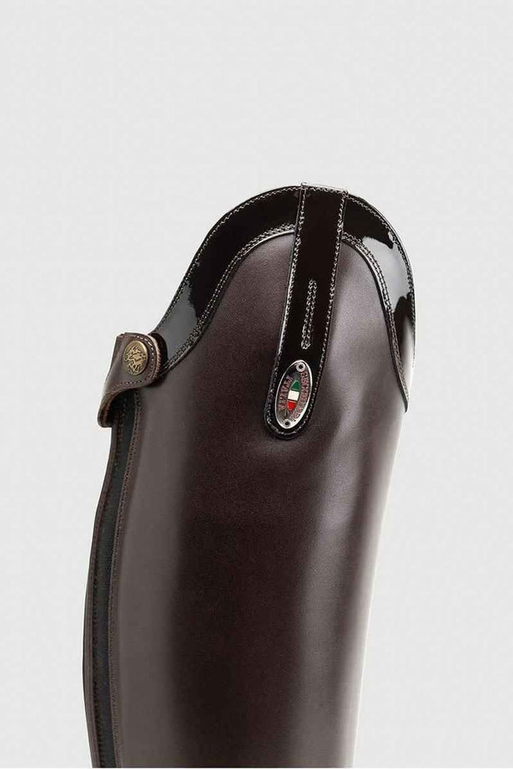 Secchiari 201W Tall Boots, Top Trim & No Laces - Brown - Canterbury Saddlery