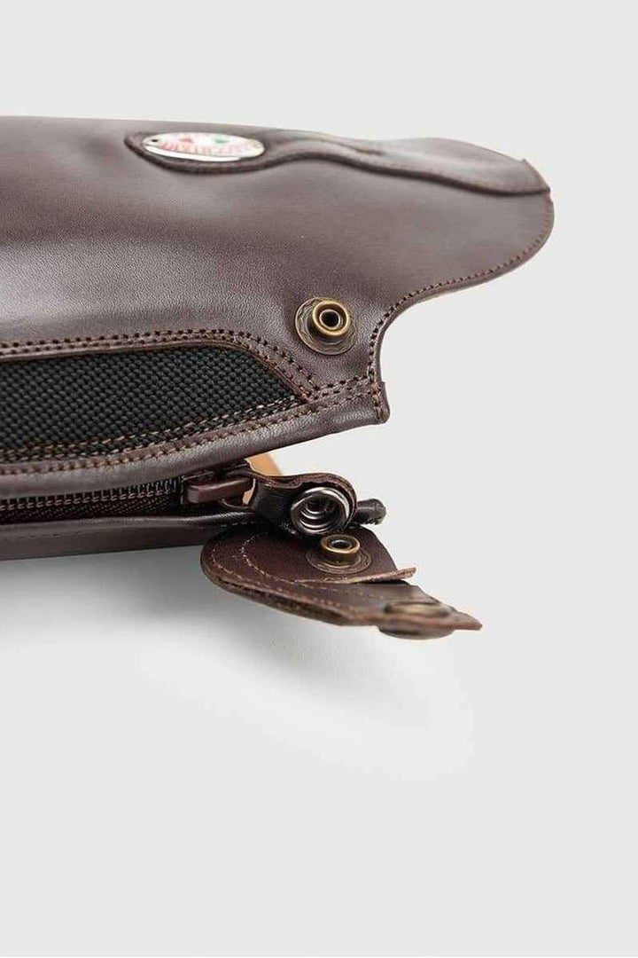 Secchiari 201W Tall Boots, Top Trim & No Laces - Brown - Canterbury Saddlery