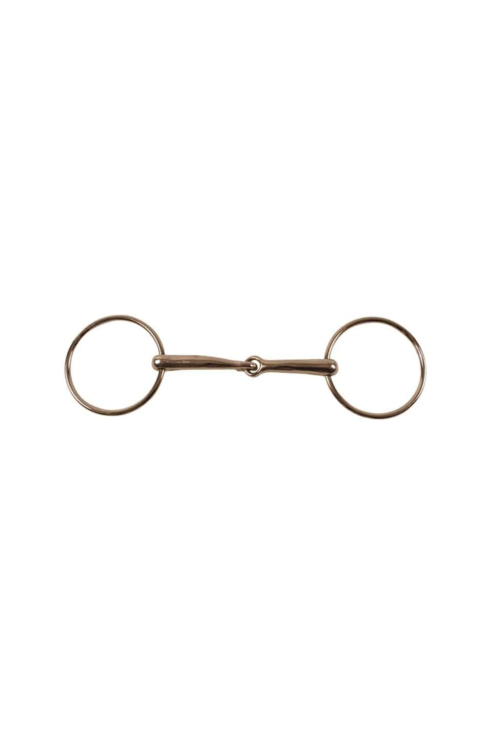 Solid Mouth Loose Ring Snaffle Bits 