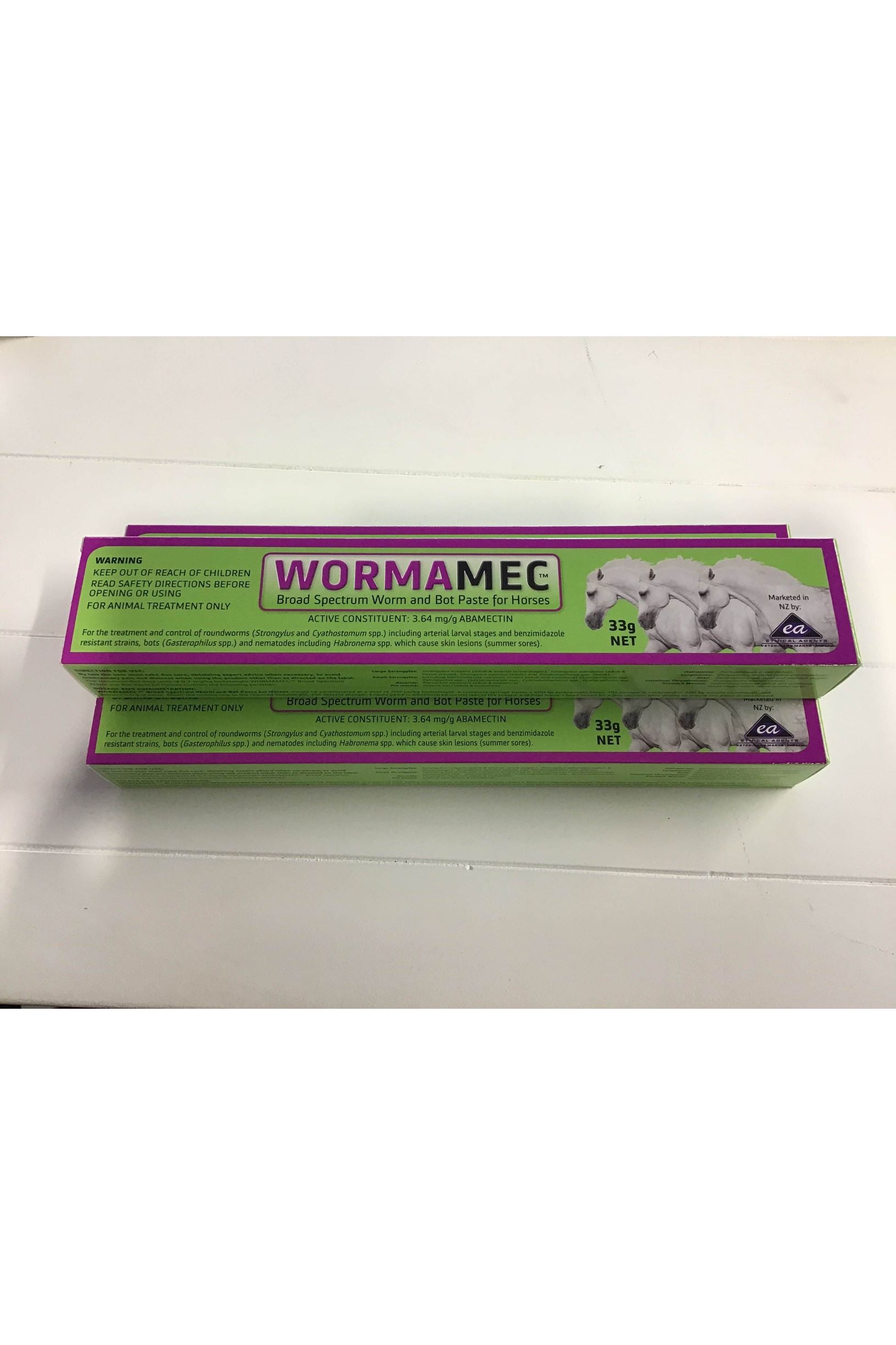 Wormamec Broad Spectrum Worm & Bot Paste for Horses Veterinary Products 
