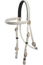Zilco Race Day Bridle - White Racing 