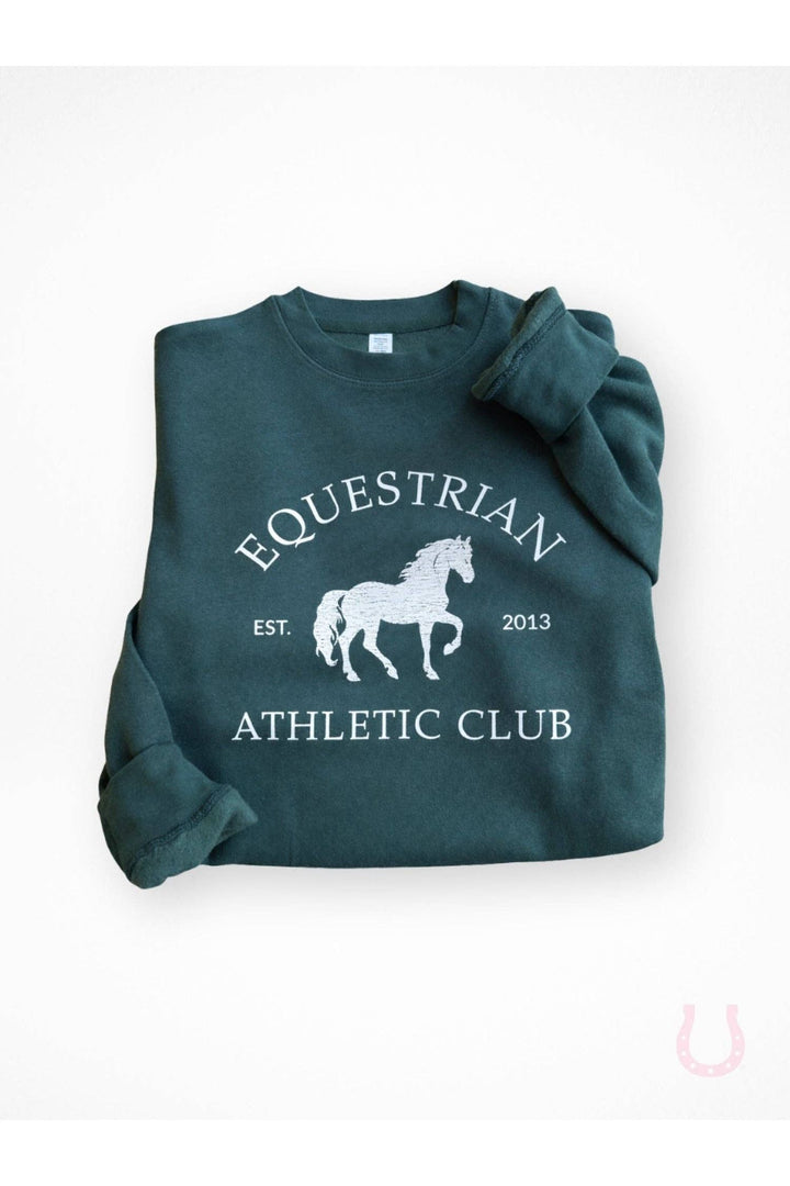 Equestrian Athletic Club Sweatshirt (Green)