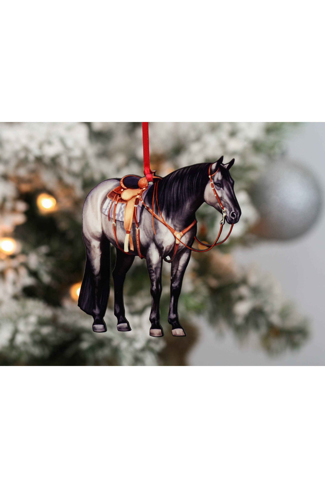 Grulla Western Ranch Horse Ornament - Quarter Horse Gifts