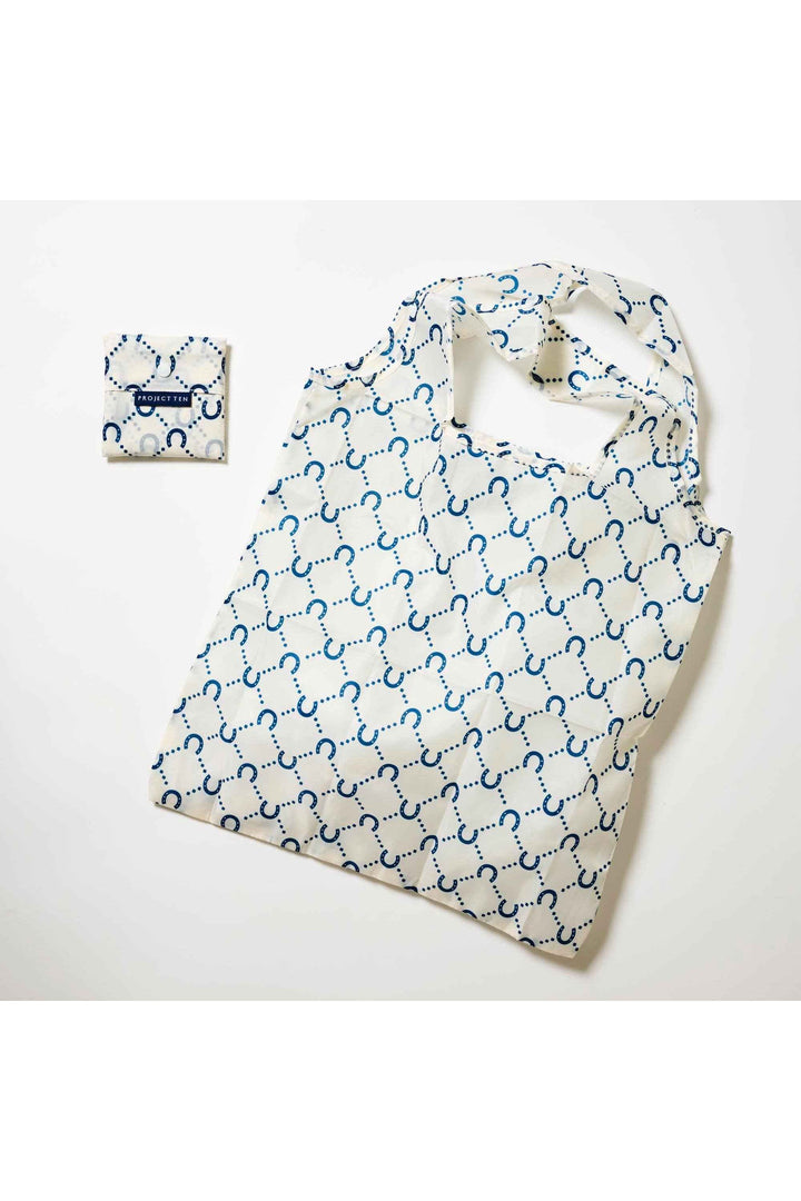 Pocket Shopper – Navy Horseshoe