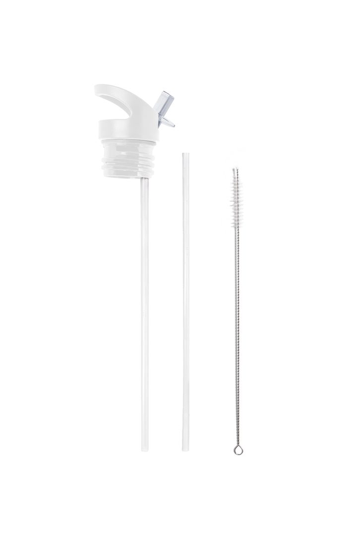 Equestri – Scarf Insulated Water Bottle | 25oz: White Lid / No Tube