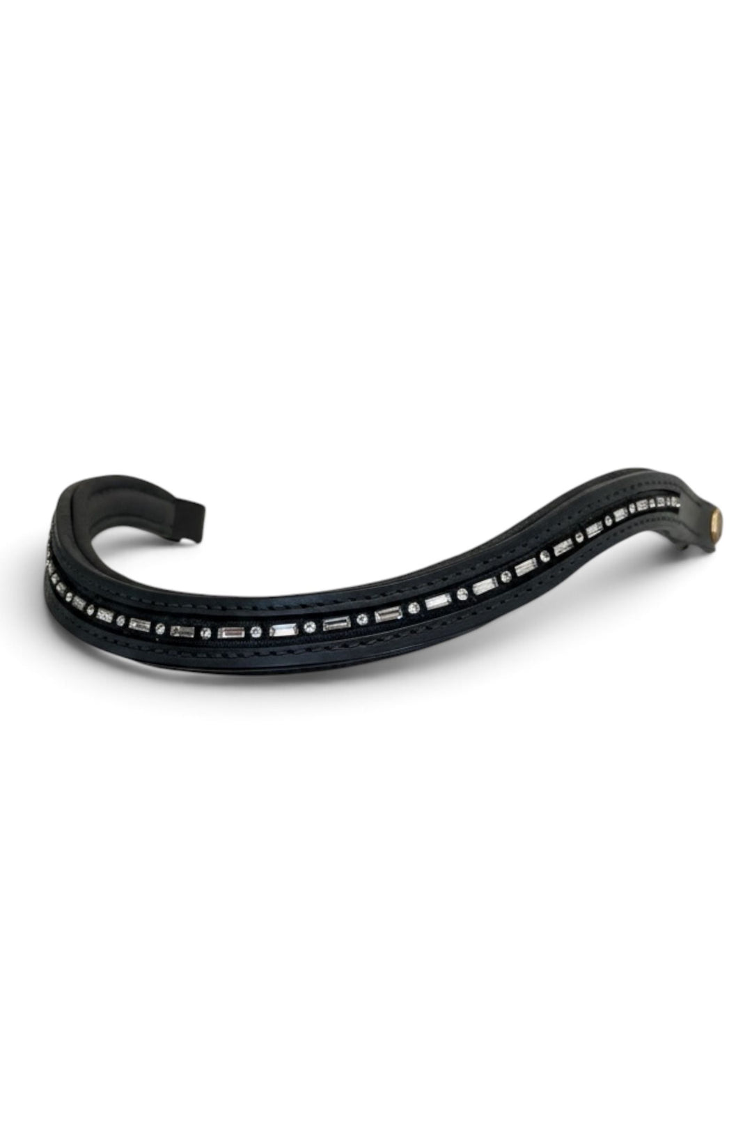 Albion Medium Wave Browband with Bracelet detail diamantes