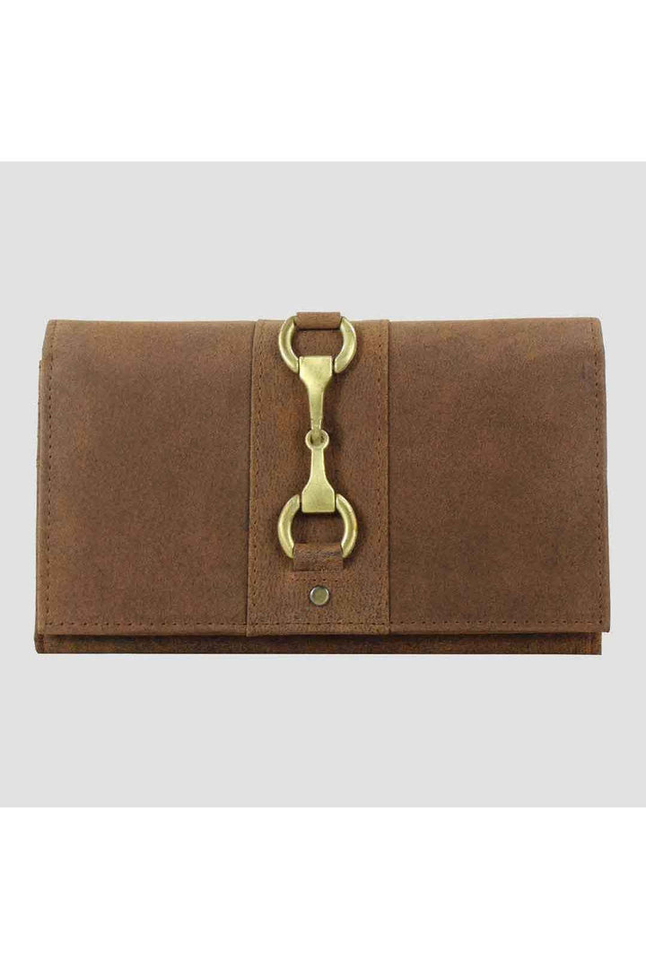 Isla Purse with Snaffle in Hunter Leather