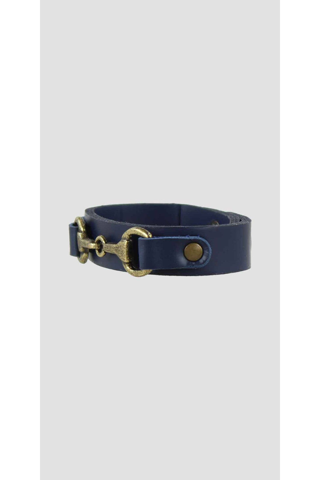 Snaffle Bracelet Navy