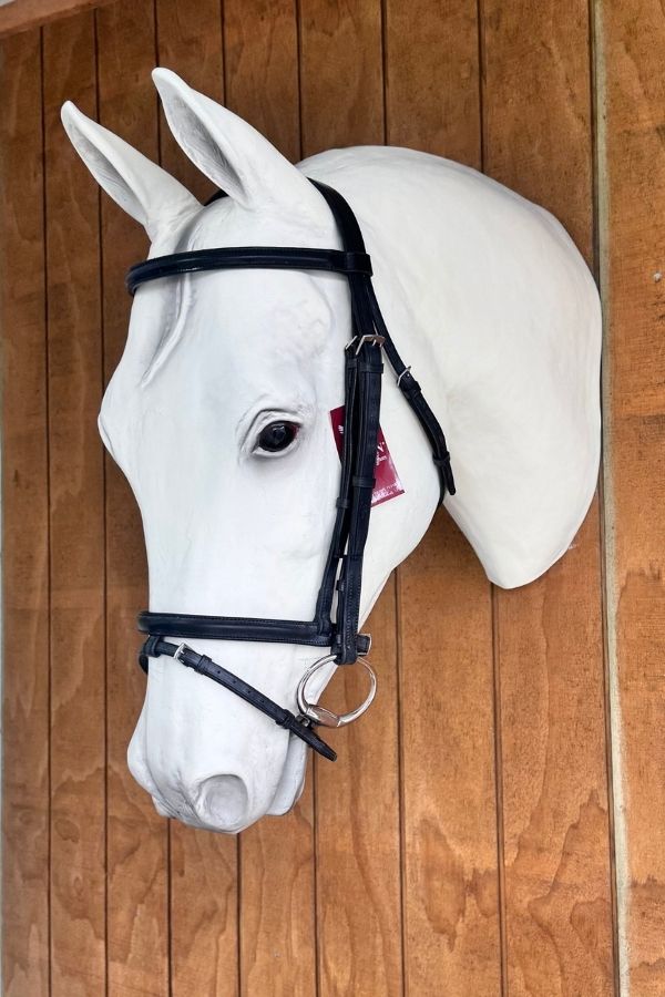 Jeffries Falcon Flash Noseband Bridle – Black