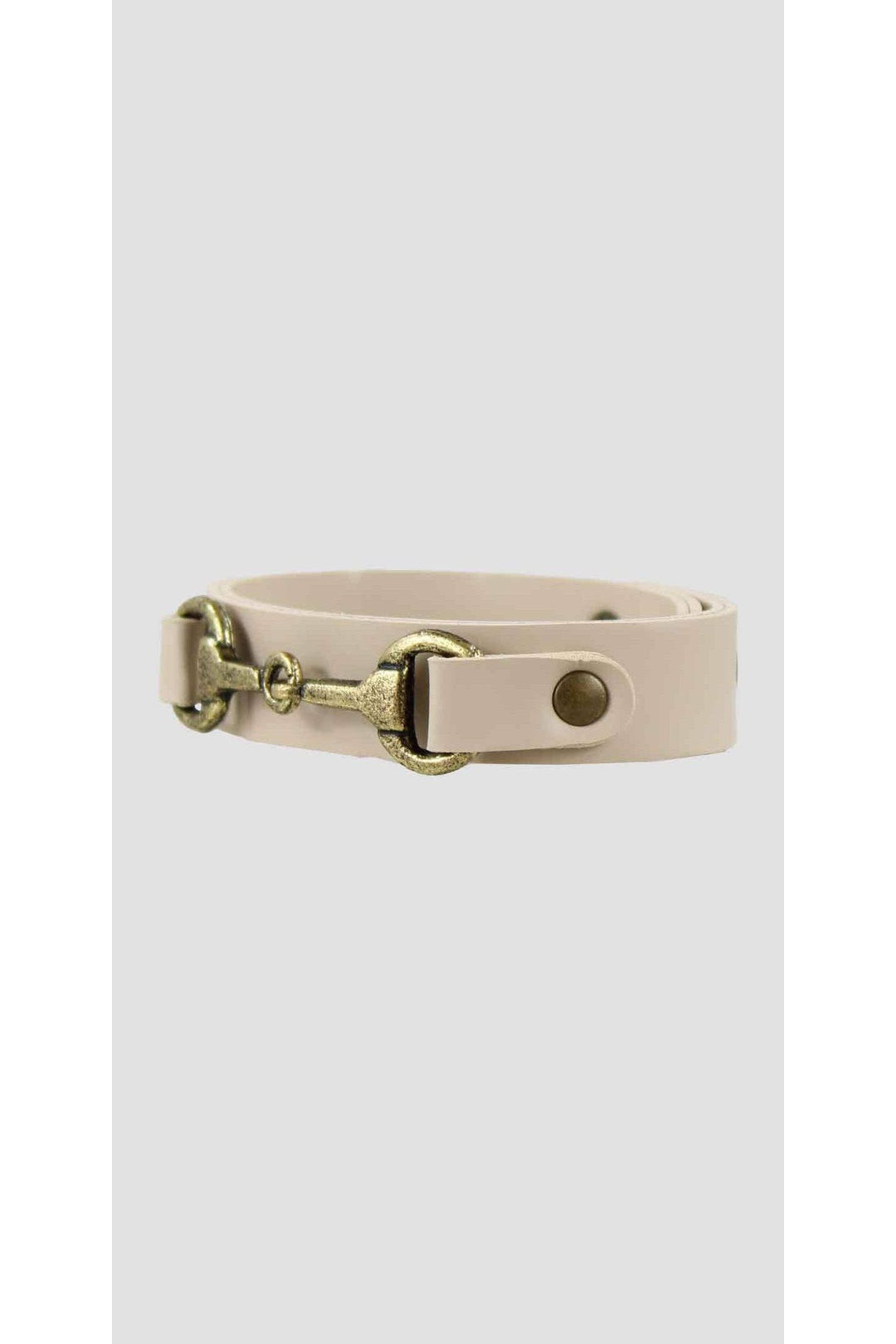 Snaffle Bracelet Cream