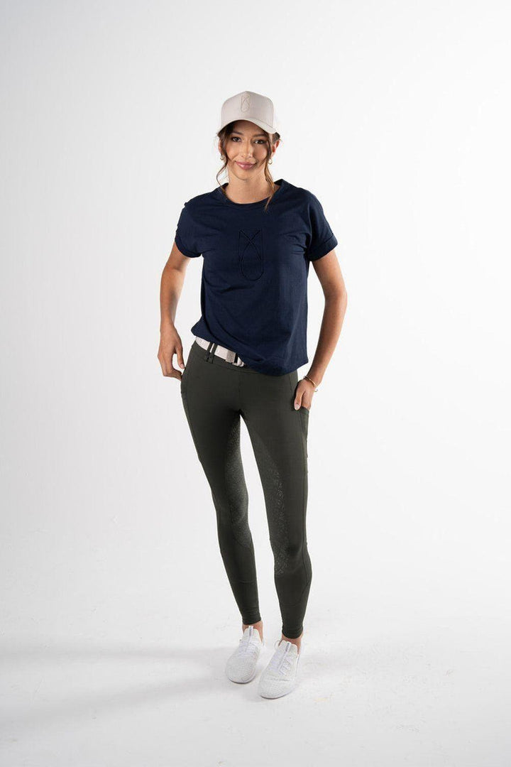 Étoile EQ 'Sculpt' Riding Tights - Hunter Green - Canterbury Saddlery