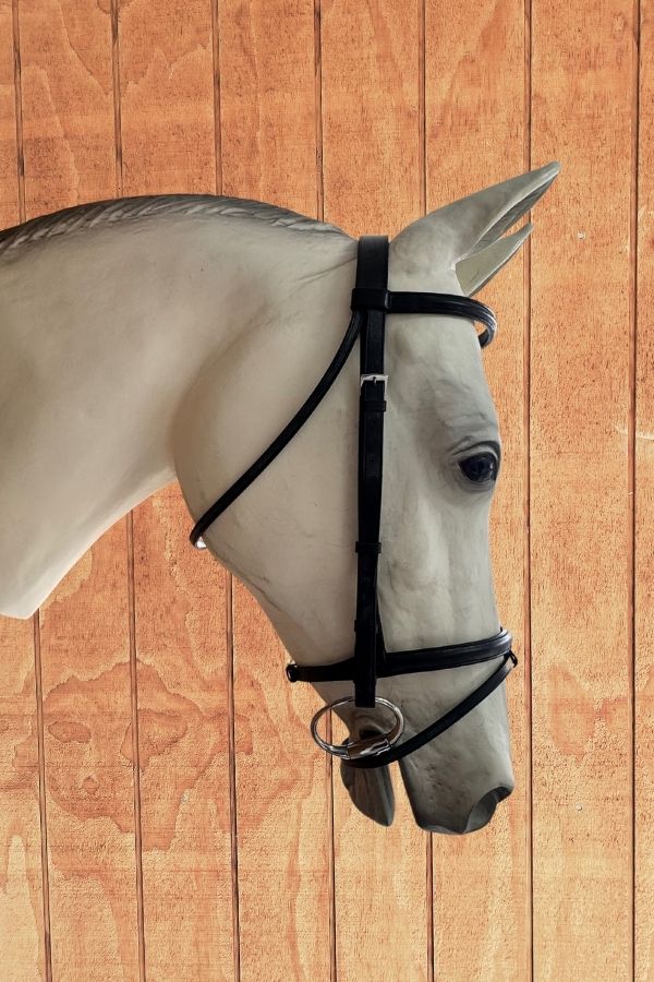 Jeffries Falcon Flash Noseband Bridle – Black