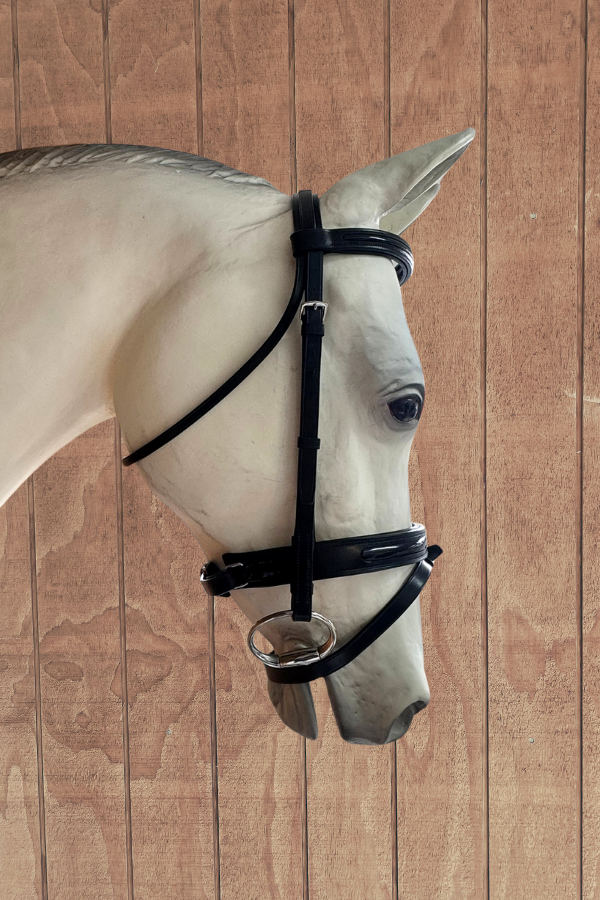 Jeffries Patent Leather Bridle – Black (Full)