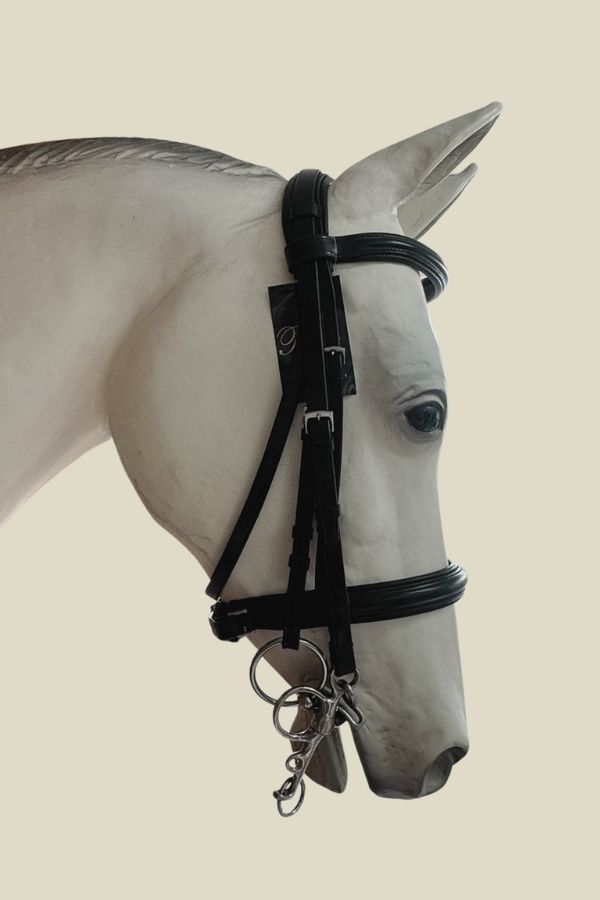 Jeffries Premium IR Weymouth Full Bridle – Black