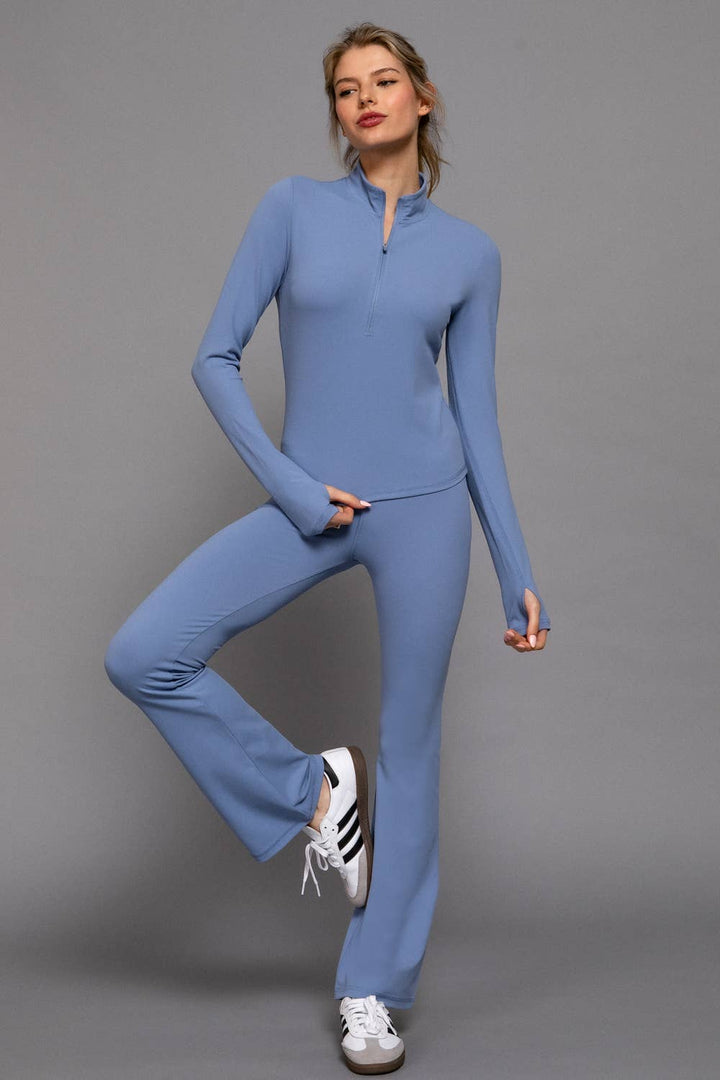 Long Sleeve Soft Touch Baselayer - Blue
