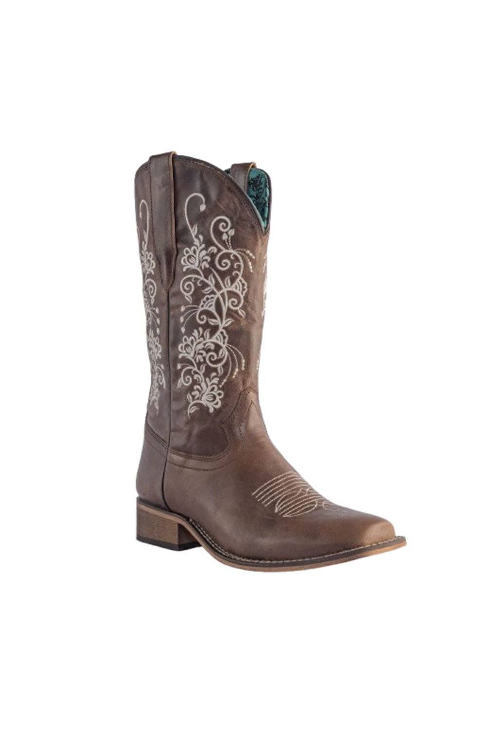 Desert Bloom Cowgirl Boots