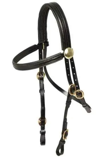 Zilco Brass Buckle Race bridle