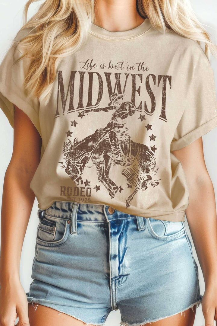 Midwest Rodeo Cowboy Mineral Graphic T-Shirt