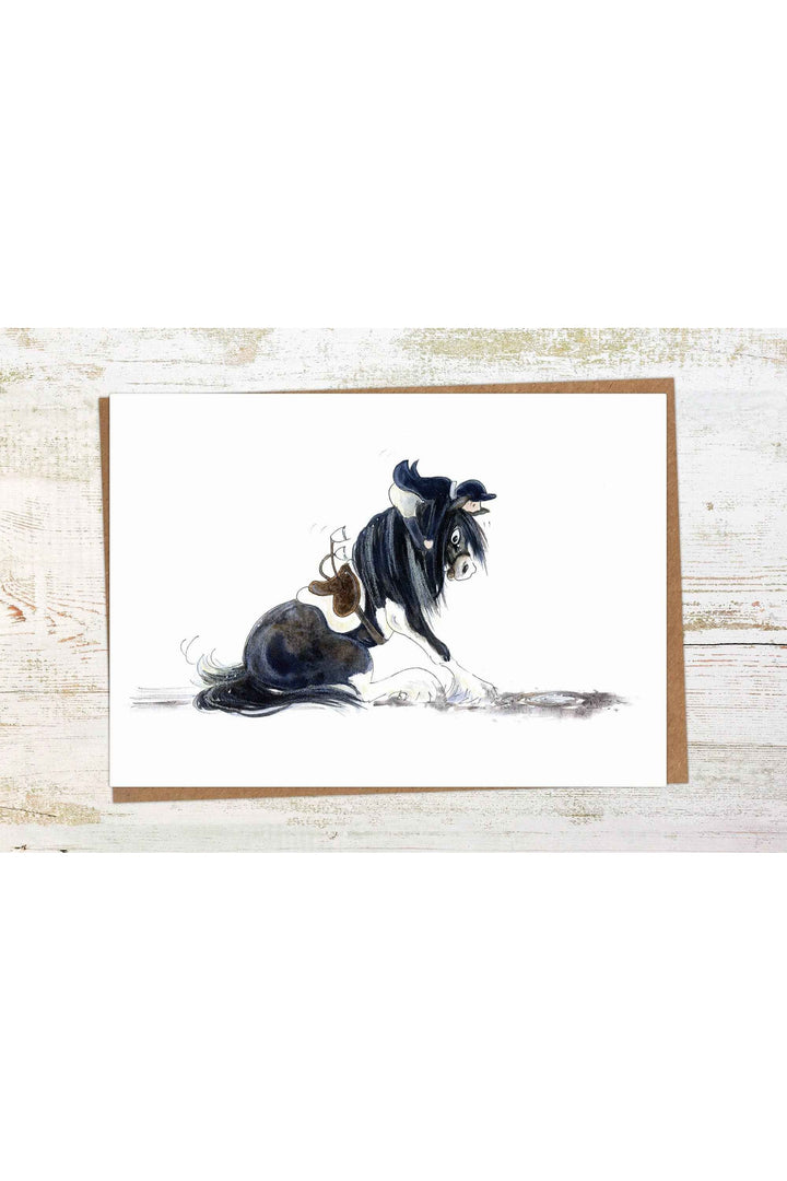 There Be Dragons - Funny Horse Greeting Card / Birthday Card